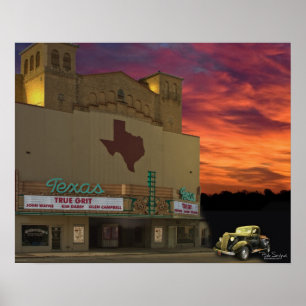 Poster de San Angelo do teatro de Texas