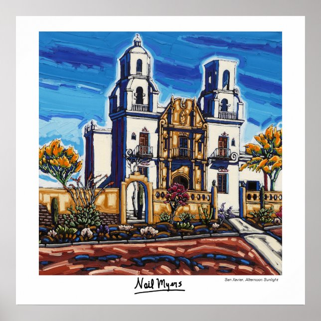 Poster de San Xavier Tarde Sunlight (Frente)