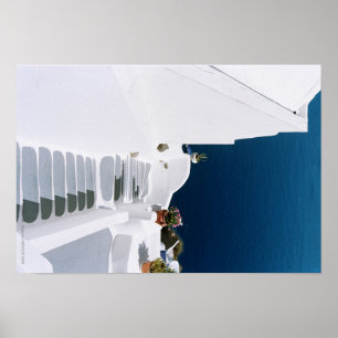 Poster de Santorini, ilhas gregas