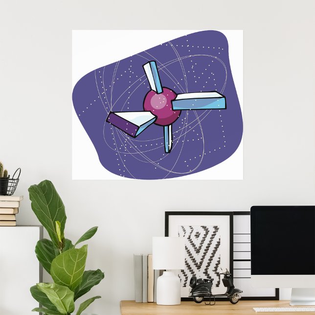 Poster de satélite (Criador carregado)