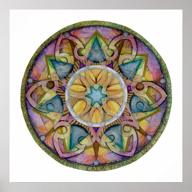 Poster de saúde radiante (Frente)