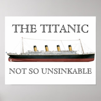 Poster de Semi-Gloss Titanic