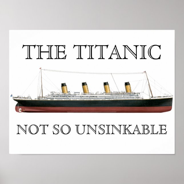 Poster de Semi-Gloss Titanic (Frente)