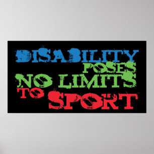 Poster de sensibilização para deficiência