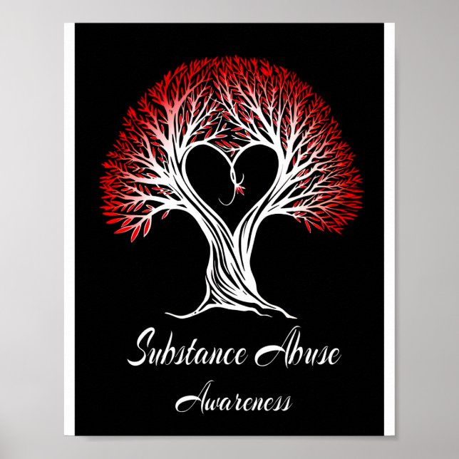 Poster de Sensibilização para o Abuso de Substânci (Frente)