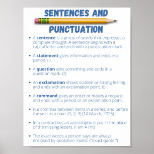 Poster de sentenças