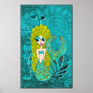 Poster de Sereia Whimsical