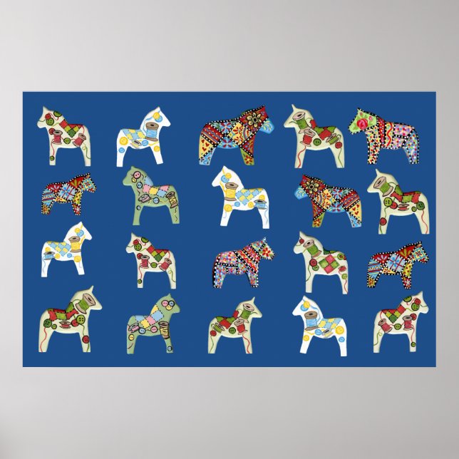 Poster de Sewing Dala Horses (Frente)