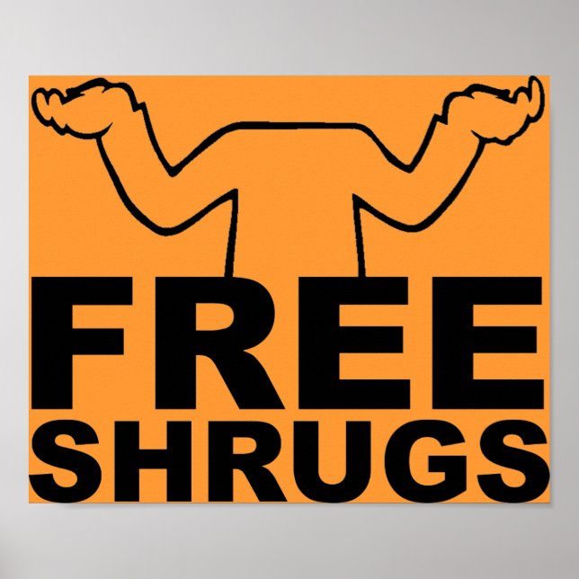 Poster de Shrugs Gratuitos (Frente)