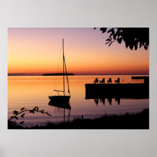 Poster de Silhuette Sunset