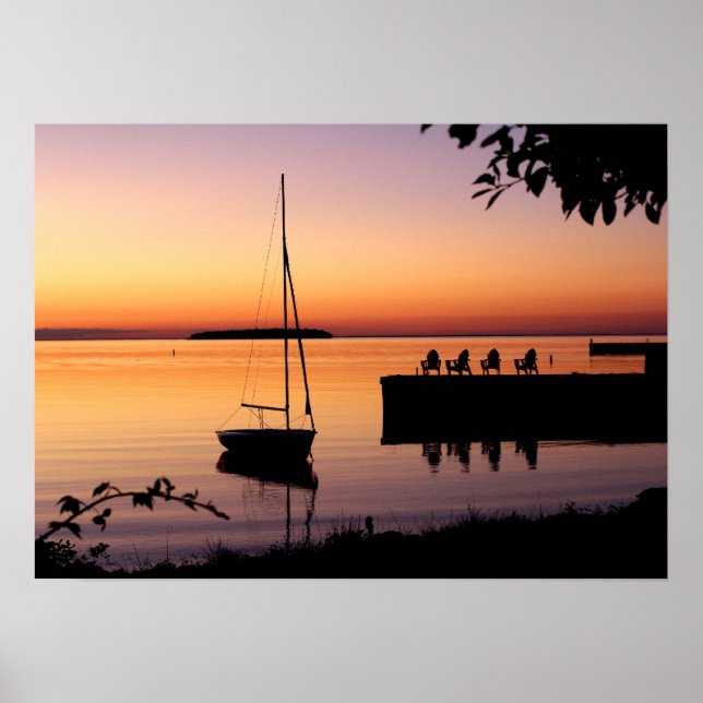Poster de Silhuette Sunset (Frente)