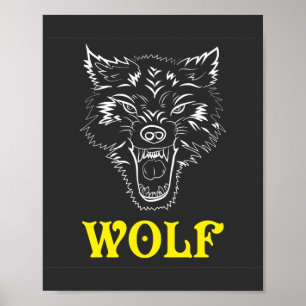 Poster de Símbolo e Símbolo do Wolf