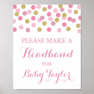 Poster de Sinal de Estação de Banda de Cabeçalho d