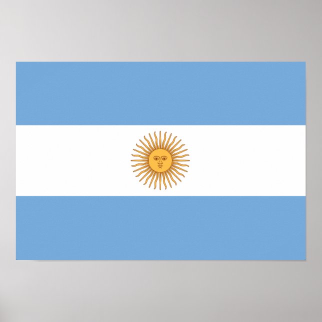 Poster de Sinalizador da Argentina (Frente)