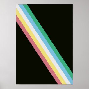 Poster De Sinalizador De Incapacidade Para Orgulho