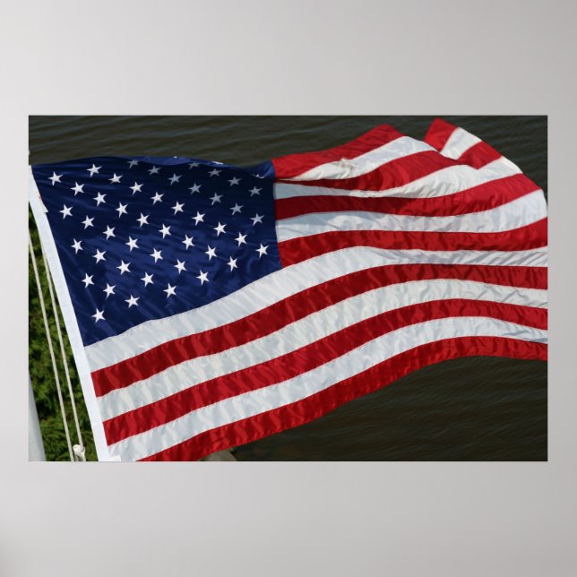 Poster de Sinalizador dos Estados Unidos (Frente)