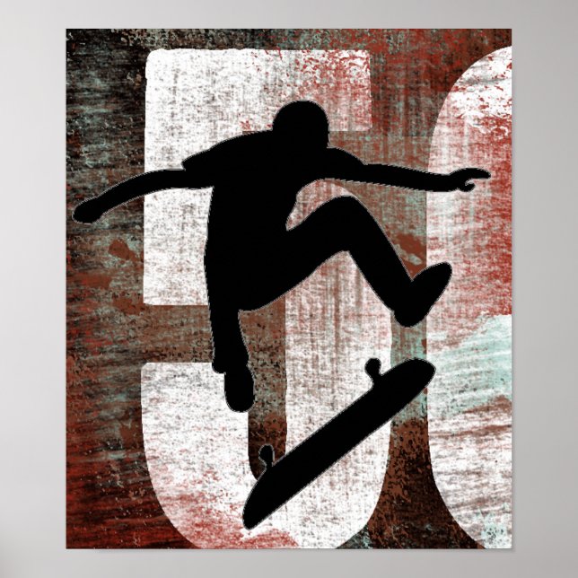 poster de skater (Frente)