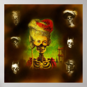 Poster de Skeletons de Horror Gótico