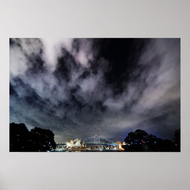 Poster de Skyscapes de Sydney Harbor (Frente)
