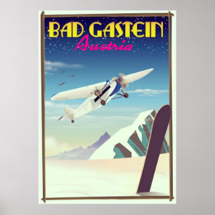 poster de Snowboard na Áustria