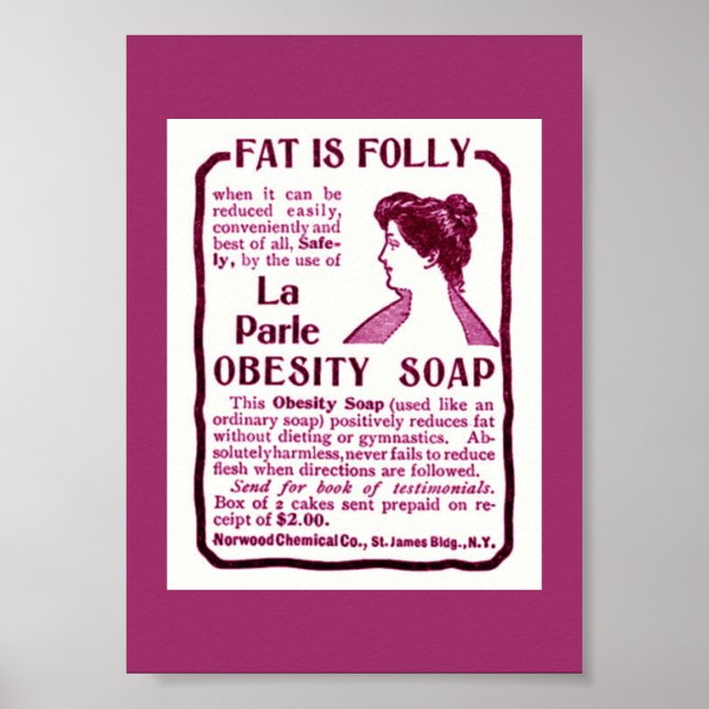 Poster de SOAP de OBESITY SOAP de perda de peso de (Frente)