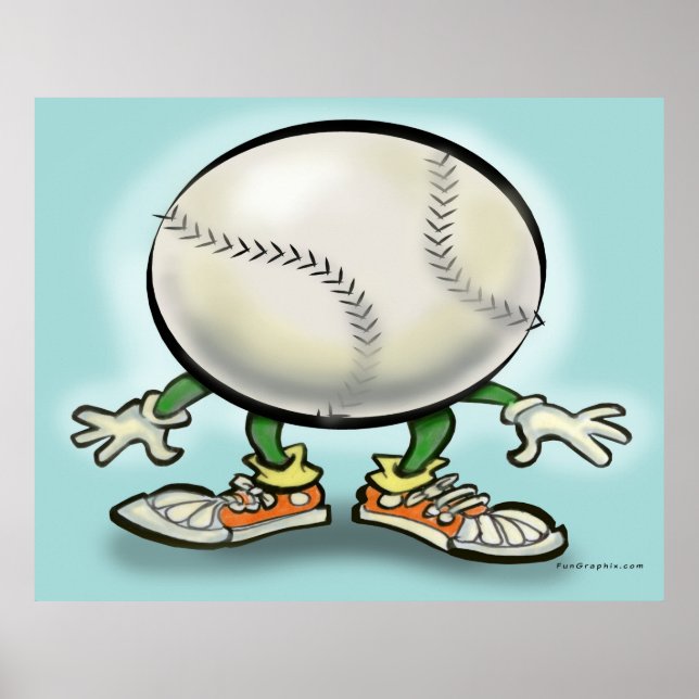 Poster de softball (Frente)