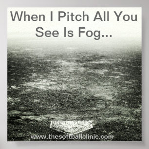 Poster de Softball de Aproximação. Arranjo