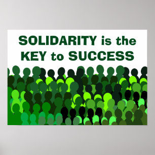Poster de solidariedade