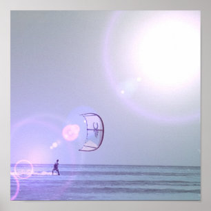 Poster de solo de Kiteboarder