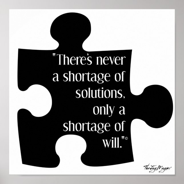 poster de "Soluções" (Frente)