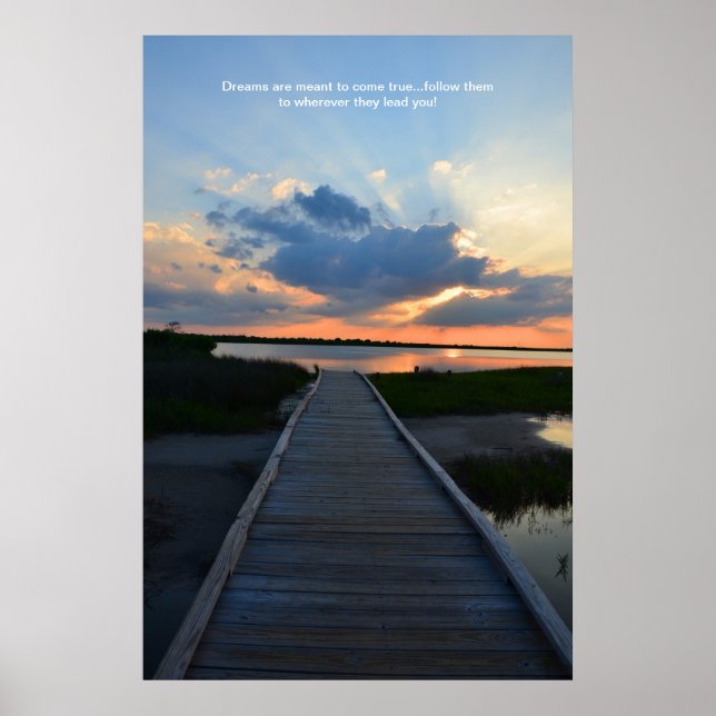 Poster de Sonho Inspiracional (Frente)