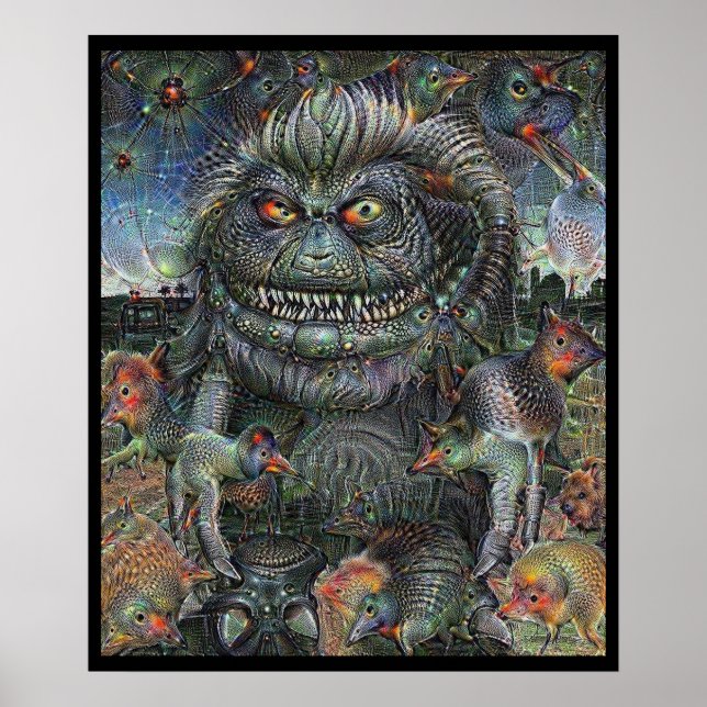 Poster de Sonho Profundo de Alienígena Leiteira (Frente)