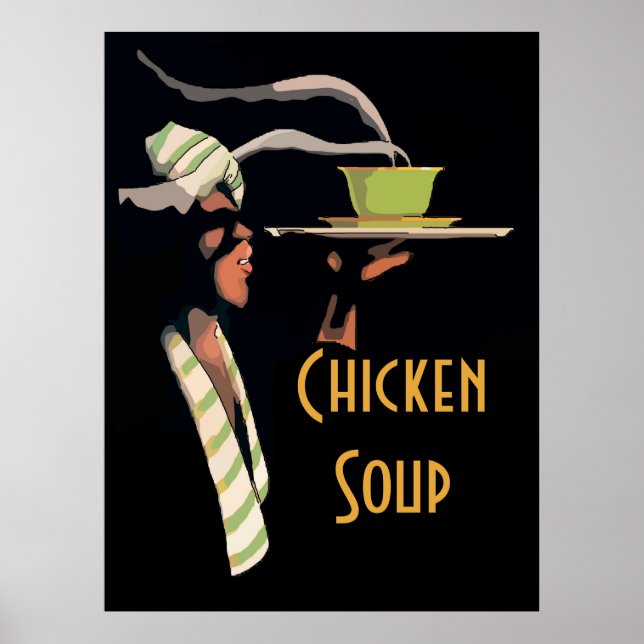 Poster de sopa de cozinha (Frente)