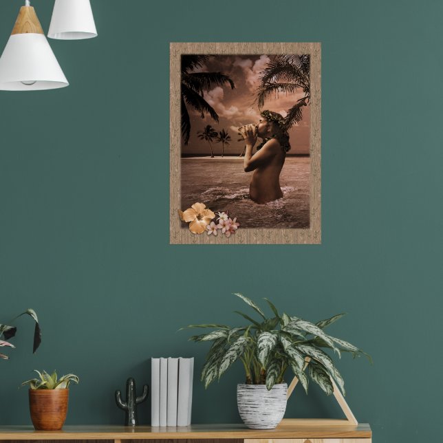 Poster de sopragem do contêiner com quadro de saíd (Sala de Estar 1)