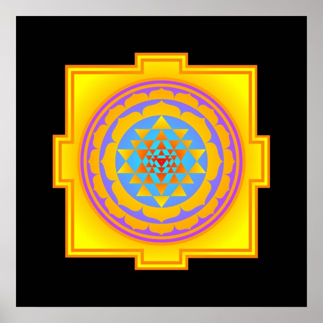 Poster de Sri Yantra (Frente)