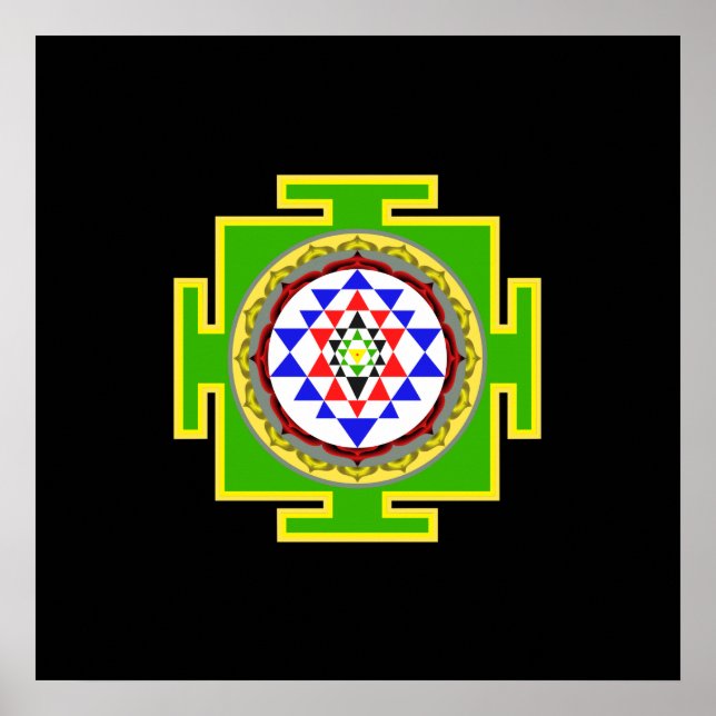 Poster de Sri Yantra (Frente)