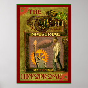 Póster ~ de SteamPunk o hipódromo industrial