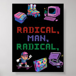 Poster de Streetwear para a Retro 90s