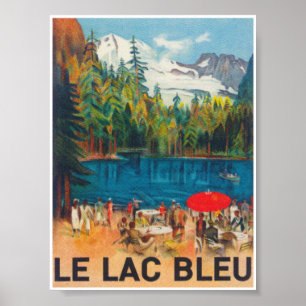 Poster de Suiça Le Lac Bleu