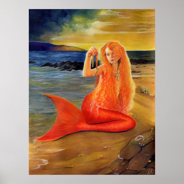 Poster de Sunset Chave Mermaid (Frente)