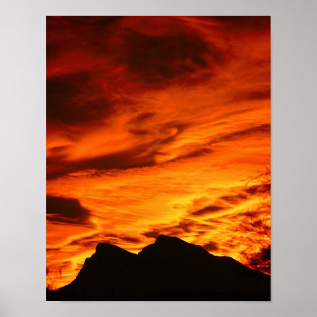 Poster de Sunset de Fogo (Frente)
