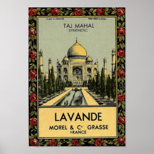Poster de Taj Mahal Lavande
