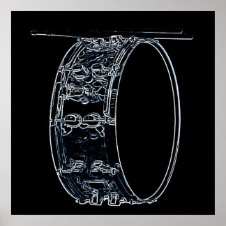 Poster de tambor ou tambor