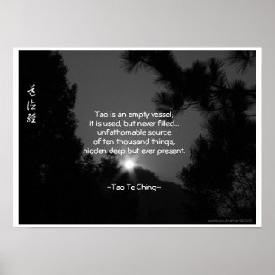 Poster de Tao Te Ching No.3/