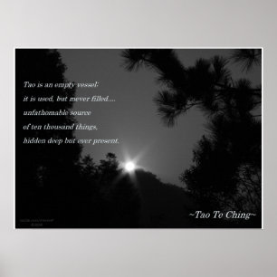 Poster de Tao Te Ching No.3/