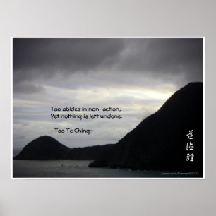 Poster de Tao Te Ching No.7/