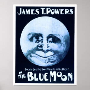 Poster De Teatro De Lua Azul