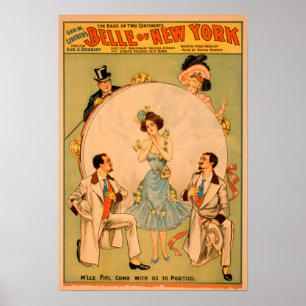 poster de Teatro Musical "Belle of New York"