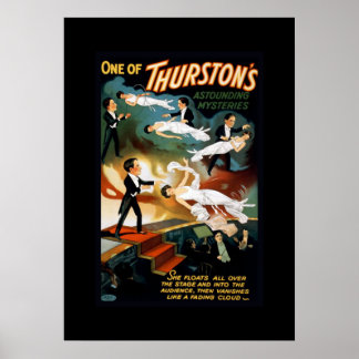 Poster de Teatro Turston Maggie Vintage