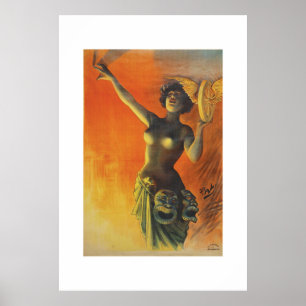 Poster de Teatro Vintage Art Nouveau